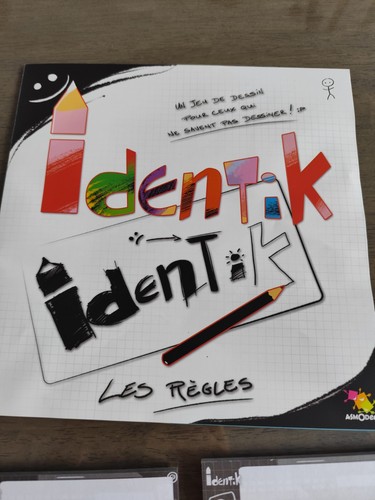 Jeu société identik - jeu, de