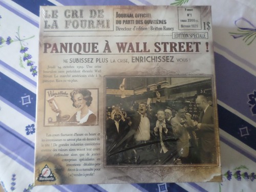Jeu société panique à - "panique,